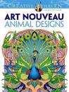 Creative Haven Art Nouveau Animal Designs Coloring Book