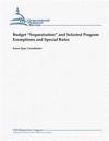 Budget "Sequestration" and Selected Program Exemptions and Special Rules