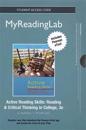MyLab Reading With Pearson eText -- Standalone Access Card -- for Active Reading Skills