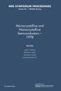 Microcrystalline and Nanocrystalline Semiconductors — 1998: Volume 536