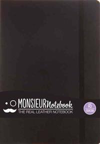 Monsieur Notebook Black Leather Fountain Medium