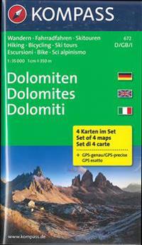 Dolomiten - Dolomites - Dolomiti 1 : 35 000