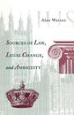 Sources of Law, Legal Change, and Ambiguity