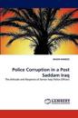 Police Corruption in a Post Saddam Iraq