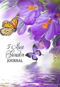 5 Year Garden Journal: Purple Crocus (Diary, Notebook)