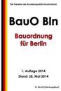 Bauordnung Für Berlin (Bauo Bln) Vom 29. September 2005