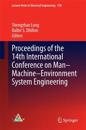 Proceedings of the 14th International Conference on Man-Machine-Environment System Engineering