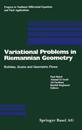 Variational Problems in Riemannian Geometry
