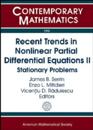 Recent Trends in Nonlinear Partial Differential Equations II