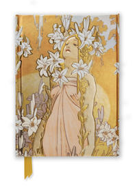 Mucha the Flowers: Lily (Foiled Journal)