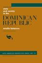 State And Society In The Dominican Republic