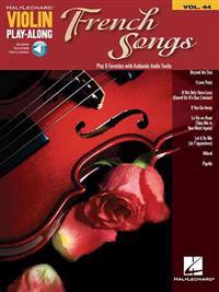 French Songs: Violin Play-Along Volume 44