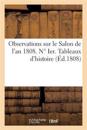Observations Sur Le Salon de l'An 1808. N° Ier. Tableaux d'Histoire