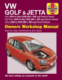 VW Golf (04 - Sept 08), Golf Plus (05 - Mar 09) & Jetta (06 - 09) Haynes Repair Manual av Haynes Publishing