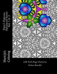 Patty's Patterns - Advanced Series Vol. 1 & 2: 100 Full-Page Patterns Value Bundle