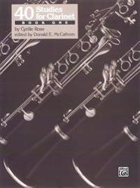 40 Studies for Clarinet, Bk 1: Studies 1-20