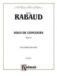 Solo de Concours: Opus 10 for Clarinet and Piano