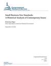 Small Business Size Standards: A Historical Analysis of Contemporary Issues