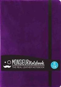 Monsieur Notebook Leather Journal - Purple Plain Medium