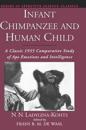 Infant Chimpanzee and Human Child