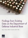Findings from Existing Data on the Department of Defense Industrial Base