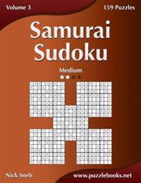 Samurai Sudoku - Medium - Volume 3 - 159 Puzzles