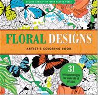 Floral Designs Artist's Coloring Book
