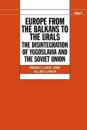 Europe from the Balkans to the Urals