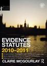 Evidence Statutes 2010-2011