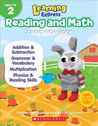 Learning Express Reading and Math Jumbo Workbook Grade 2