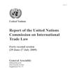 Report of the United Nations Commission on International Trade Law