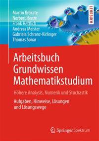Arbeitsbuch Grundwissen Mathematikstudium - Hohere Analysis, Numerik Und Stochastik: Aufgaben, Hinweise, Losungen Und Losungswege