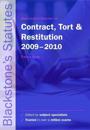 Blackstone's Statutes on Contract, Tort and Restitution