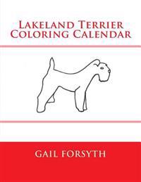 Lakeland Terrier Coloring Calendar