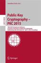 Public-Key Cryptography -- PKC 2015
