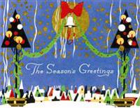 Golden Memories Christmas Correspondence Card Packs: Village Beneath a Bell