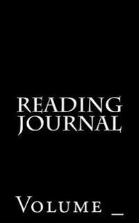 Reading Journal: Black Cover