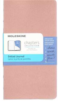 Moleskine Chapters Journal, Slim Pocket, Dotted, Old Rose Cover