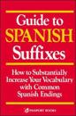 Guide to Spanish Suffixes