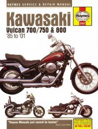 Kawasaki Vulcan 700/750 & 800 '85 to '04