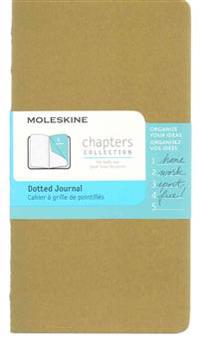Moleskine Chapters Journal, Slim Pocket, Dotted, Tawny Olive Cover