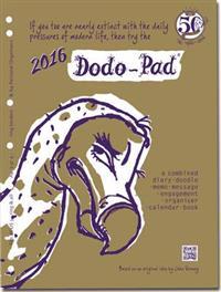 Dodo Pad A4 2/4 Ring/Us Letter 3-Ring/Filofax-Compatible 2016 Universal Diary Refill - Week to View Calendar Year Diary