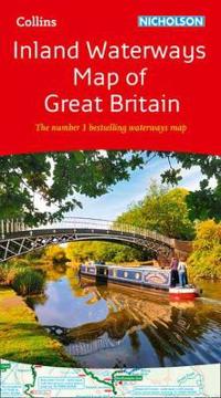 Collins Nicholson Inland Waterways Map of Great Britain