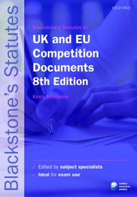 Blackstone's Uk & Eu Competition Documents