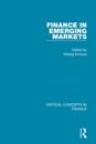 Finance in Emerging Markets