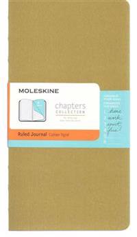 Moleskine Chapters Journal, Slim Medium, Ruled, Tawny Olive Cover