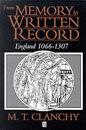 From memory to written record - england, 1066-1307