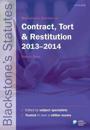 Blackstone's Statutes on Contract, Tort & Restitution