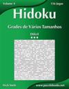 Hidoku Grades de Vários Tamanhos - Difícil - Volume 4 - 156 Jogos