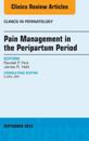 Pain Management in the Postpartum Period, An Issue of Clinics in Perinatology